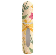 Load image into Gallery viewer, Yellow with Flowers 5ml refillable perfume bottle/atomiser