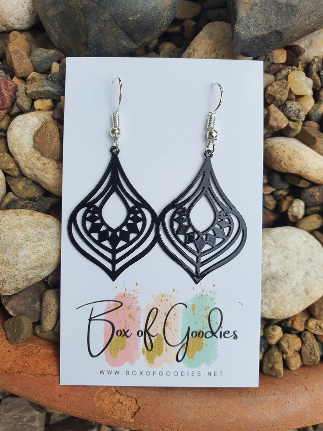 Black Diamond dangles