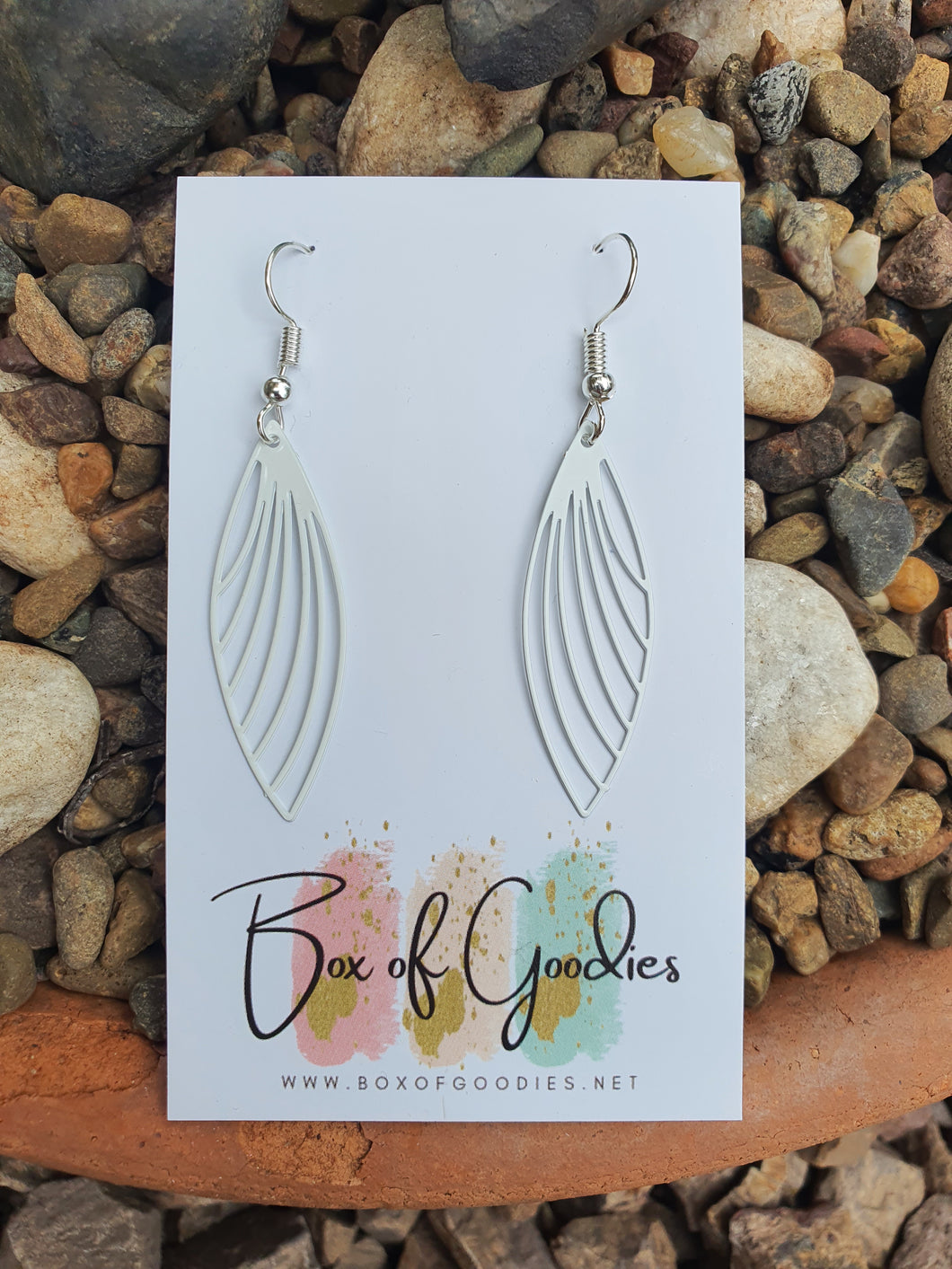White long dangles