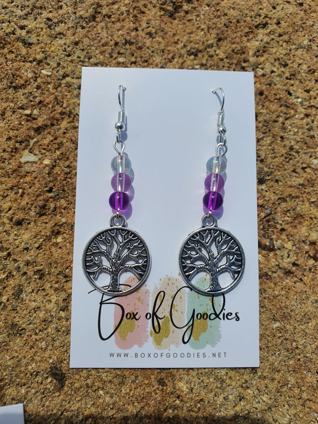 Purple tree of life dangles