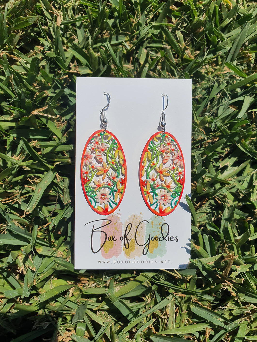 Flower garden oval