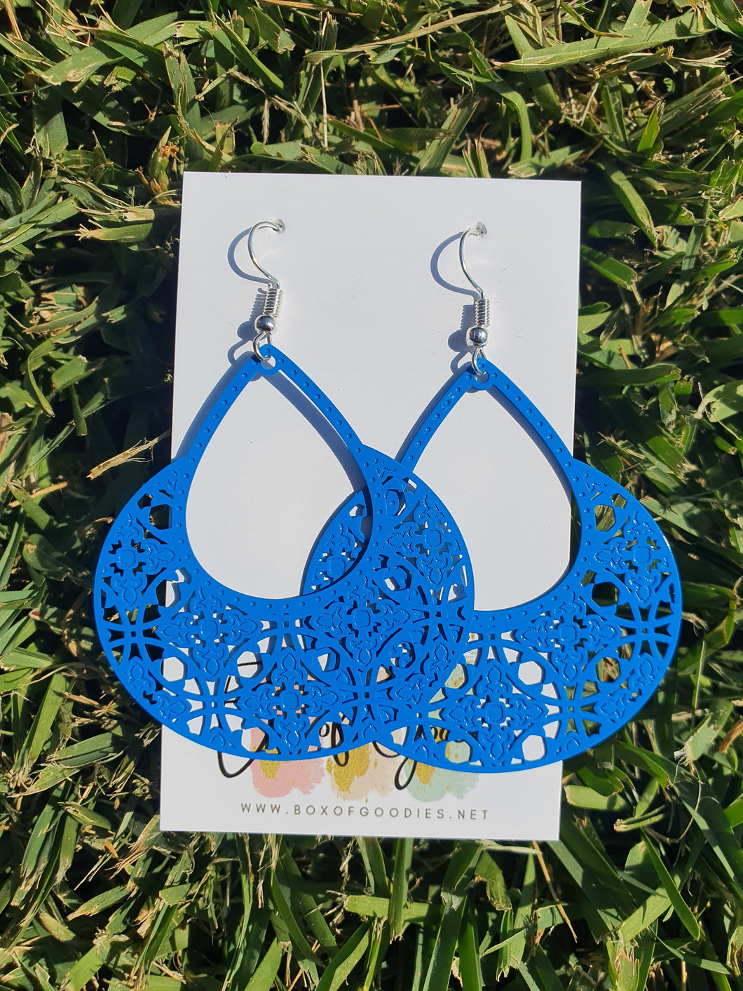 Large Blue dangles
