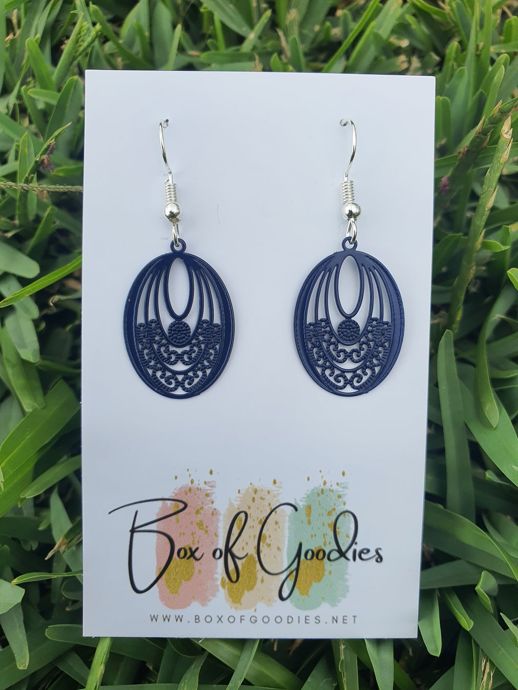 Dark Blue small oval