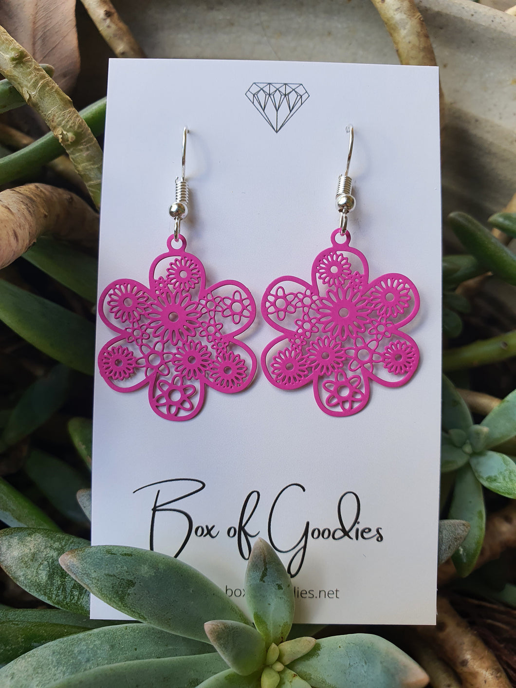 Flower design filigree